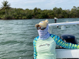 Hooked on Fly White Neck Gaiter