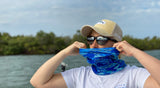 Fish Camo Blue Neck Gaiter