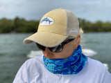 Fish Camo Blue Neck Gaiter